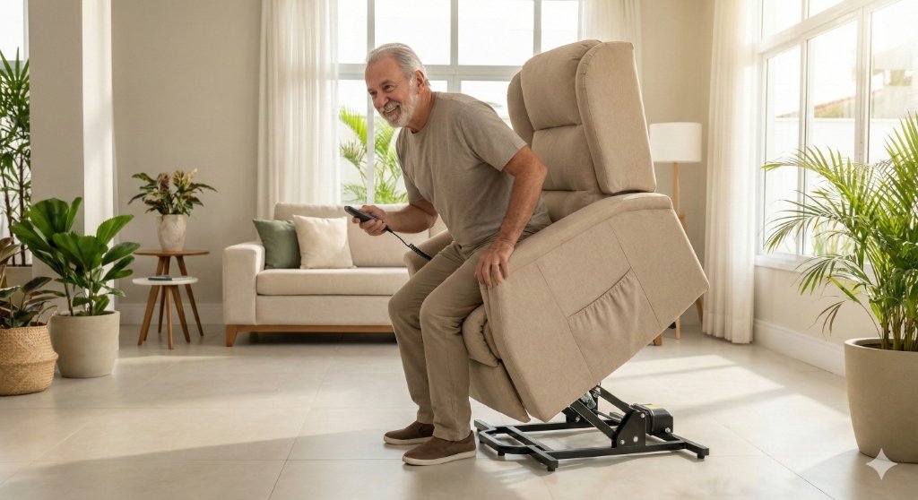 Poltrona no ambiente